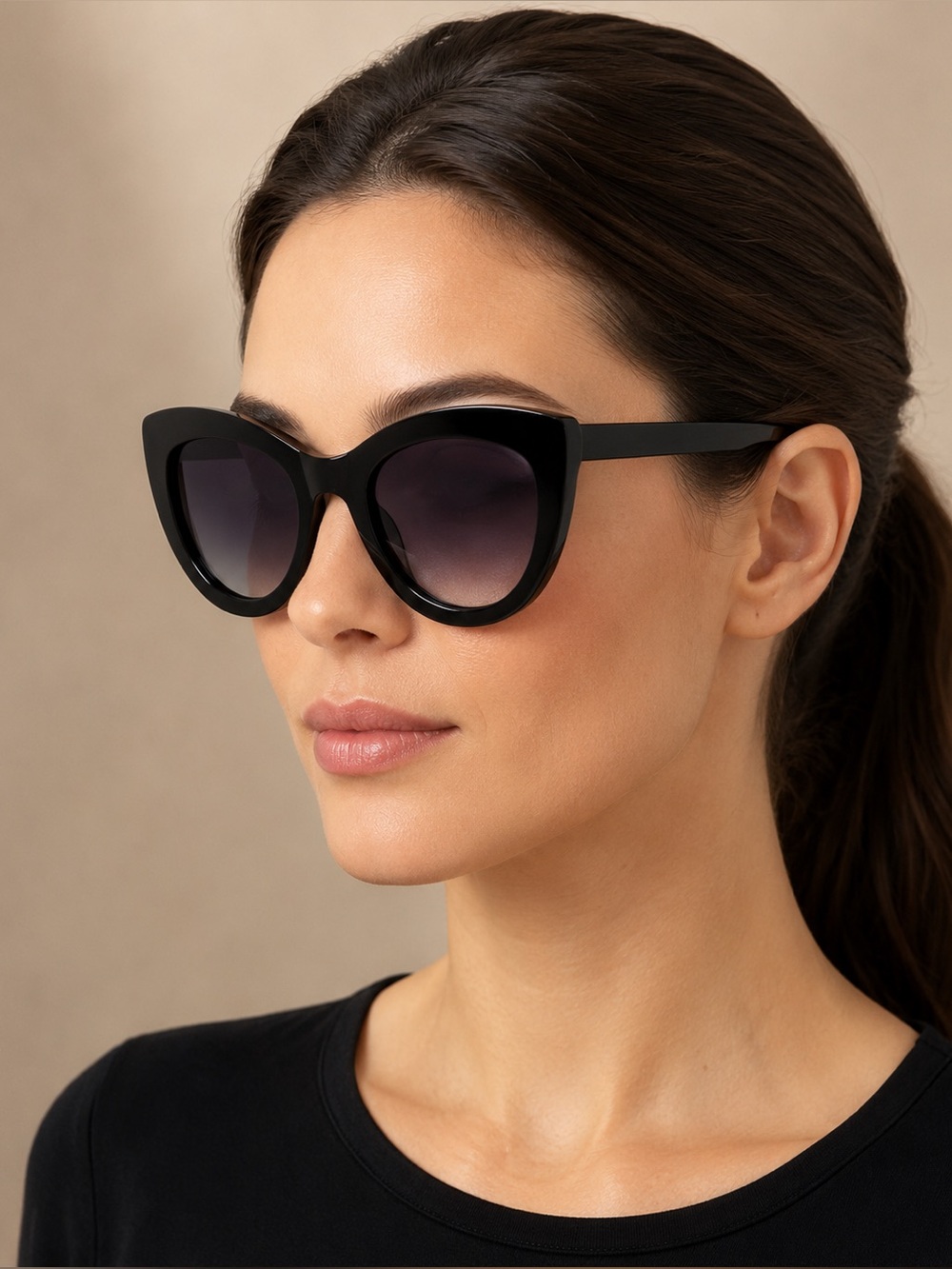 Carolina Lemke Berlin Eyewear - Cece Black, Shiny + Luxury Case CL9012-01